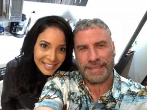 Marta González y John Travolta